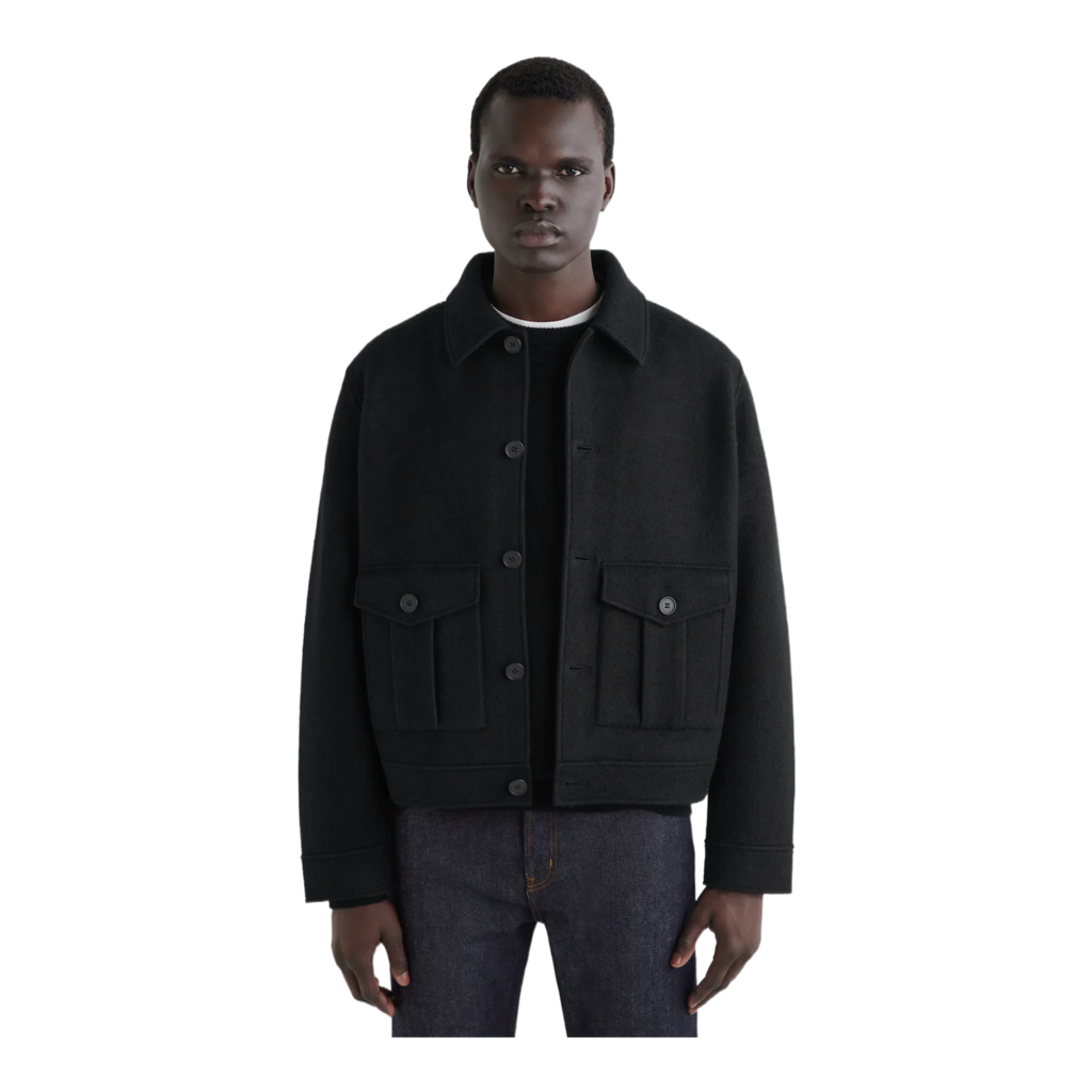 BOILED-WOOL JACKET