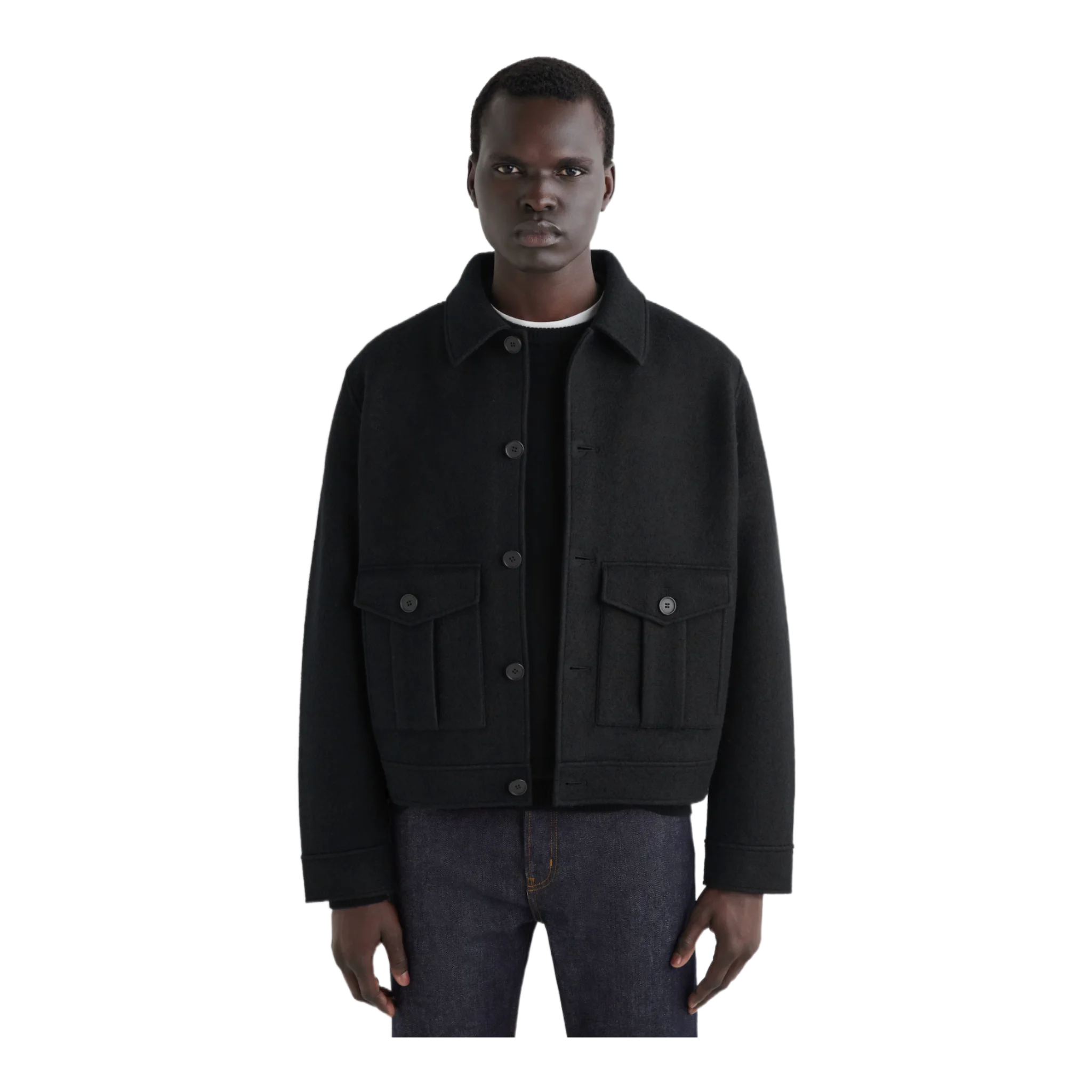 BOILED-WOOL JACKET