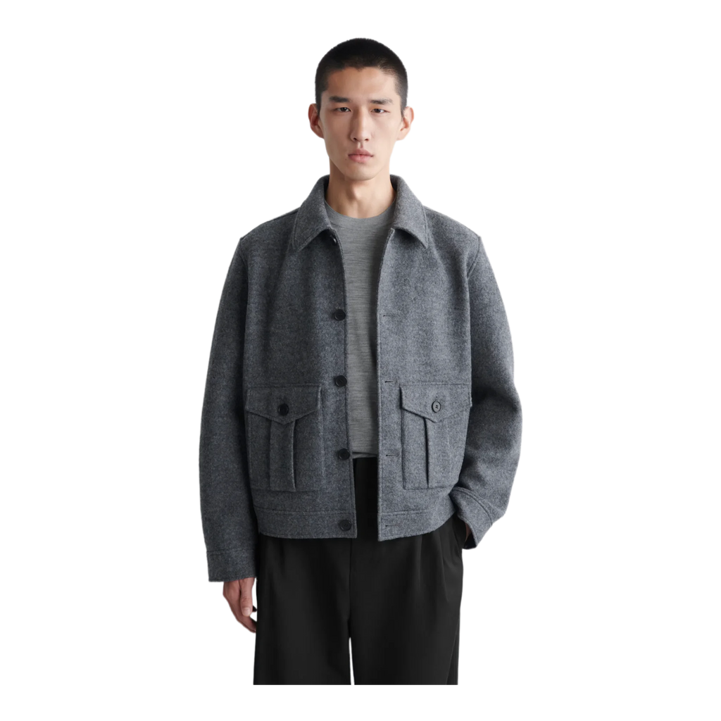 BOILED-WOOL JACKET