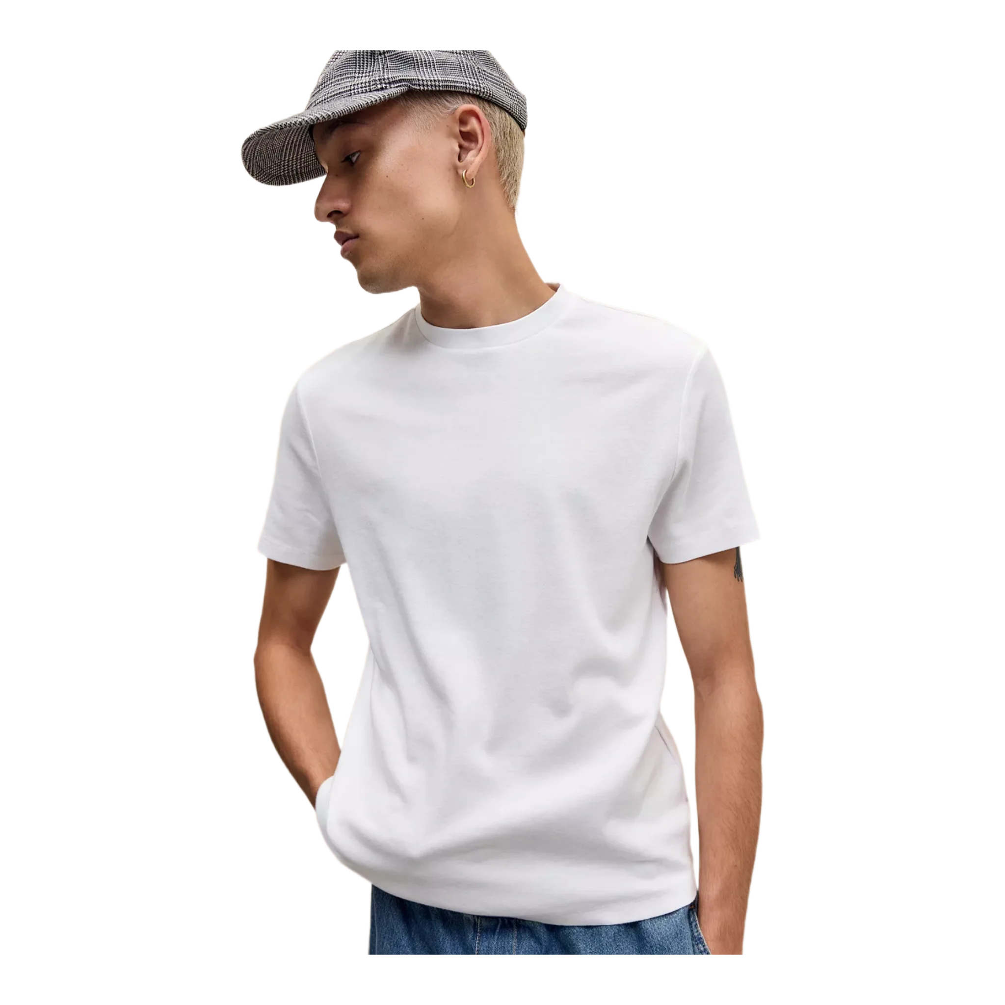 White Slim Short Sleeve T-Shirt