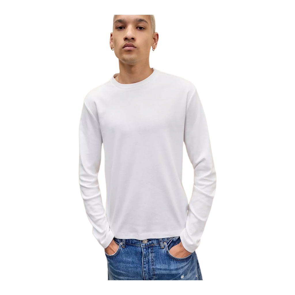 White Slim Long Sleeve T-Shirt