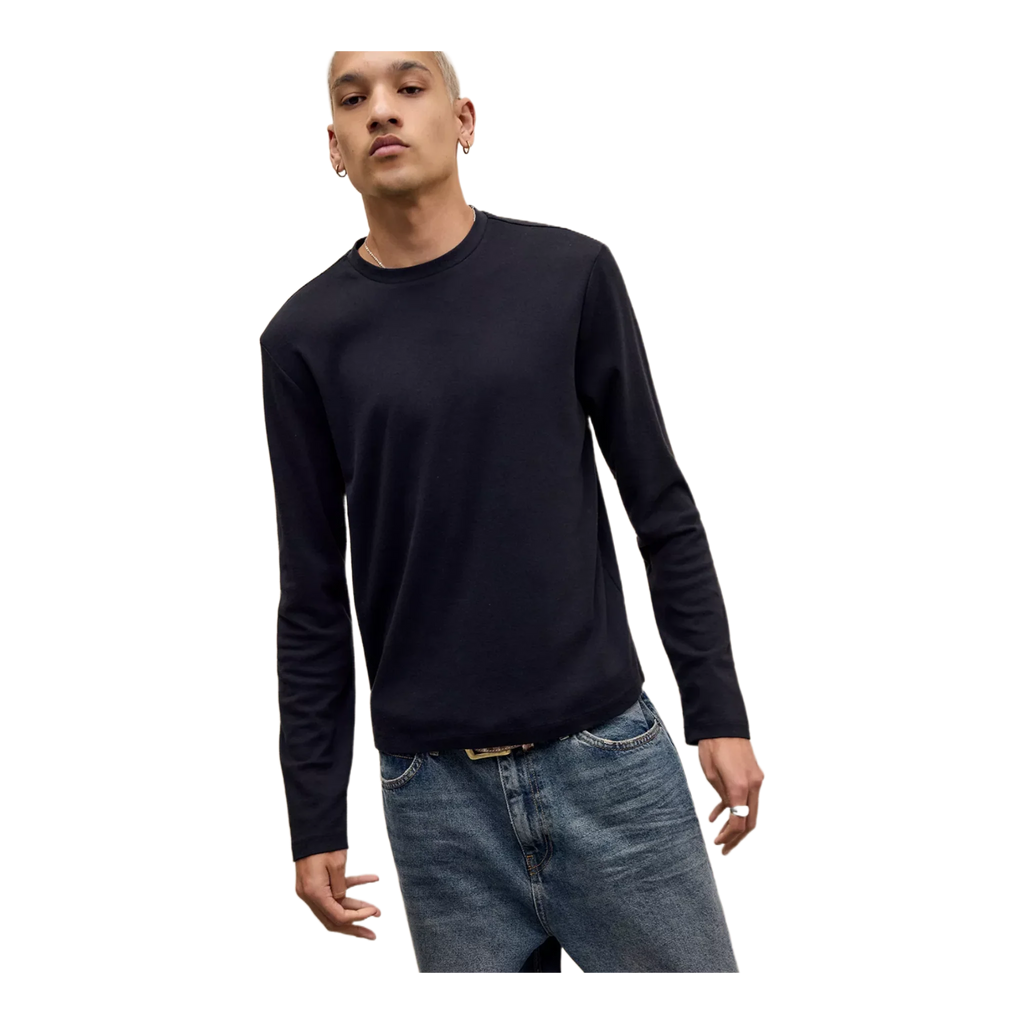 Black Long Sleeve Slim T-Shirt