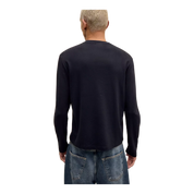 Black Long Sleeve Slim T-Shirt