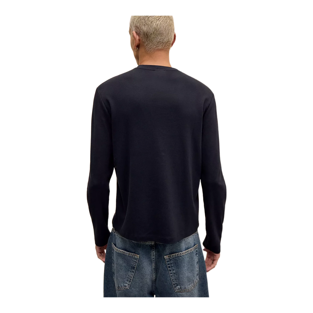 Black Long Sleeve Slim T-Shirt