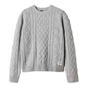 Grey Cable Knit Jumper