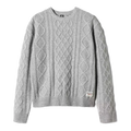 Grey Cable Knit Jumper