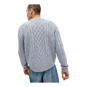 Grey Cable Knit Jumper