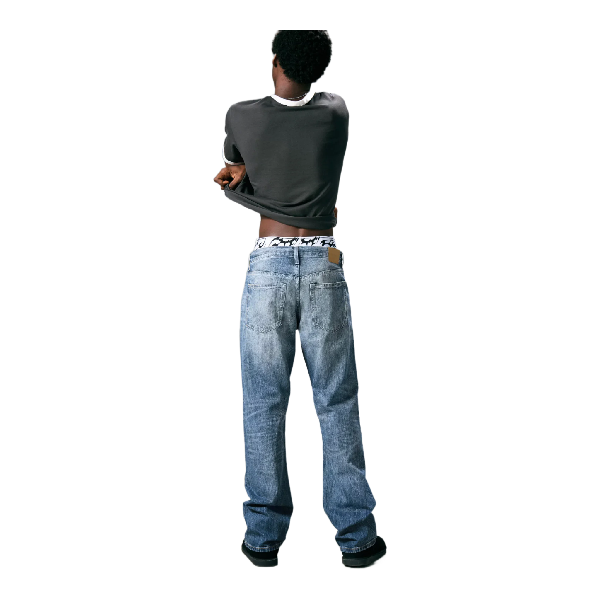 METEOR LOW WAIST RELAXED STRAIGHT LEG JEANS