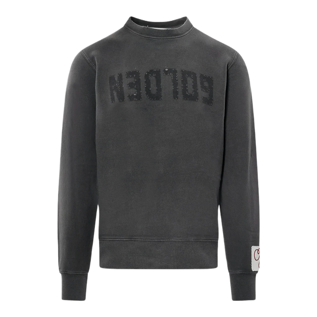 Regular Distressed cotton sweatshirt