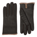 Cashmere-lined leather gloves