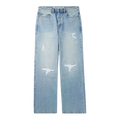 Rangi Straight-Leg Distressed Jeans