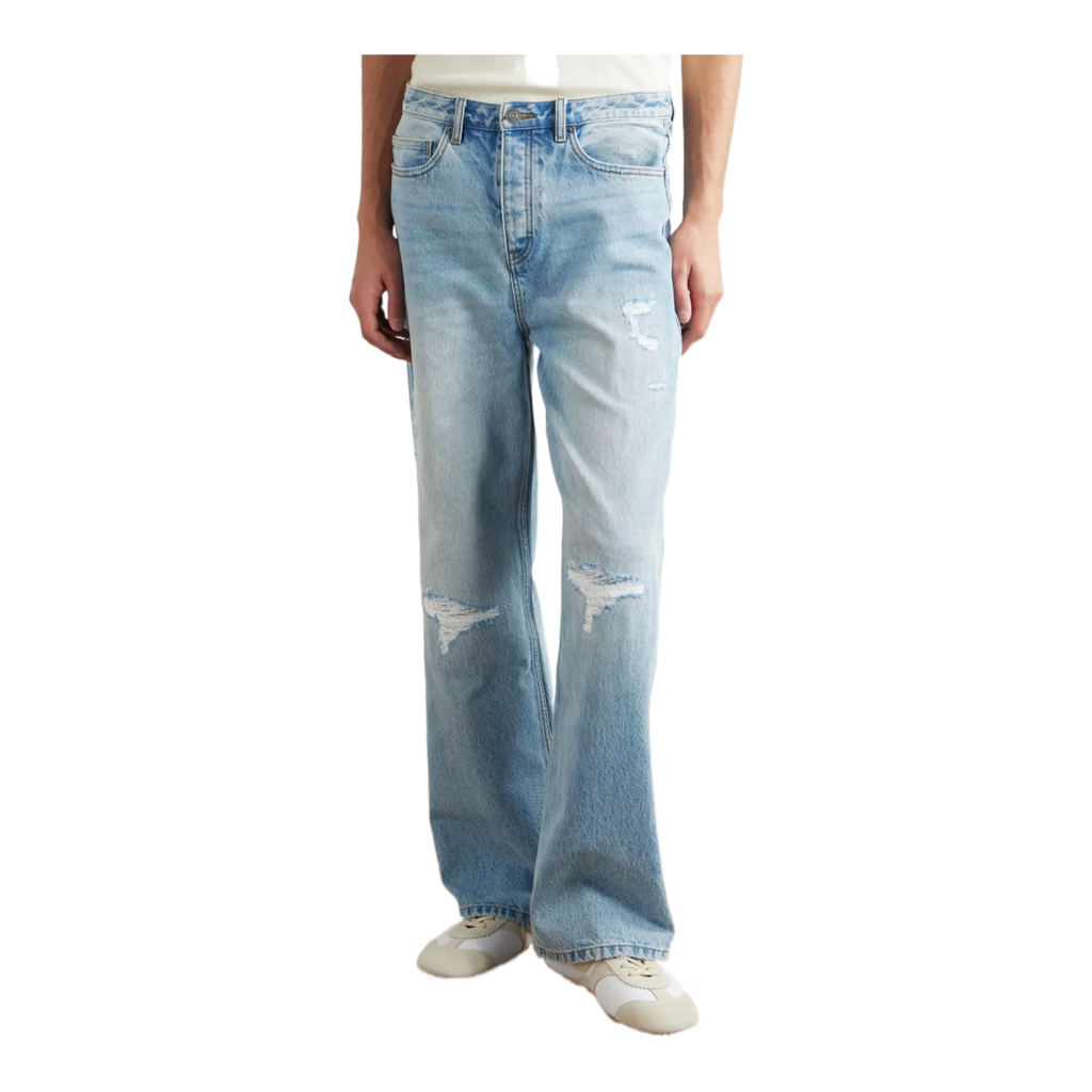 Rangi Straight-Leg Distressed Jeans