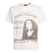 White Cotton Bob Marley T-Shirt