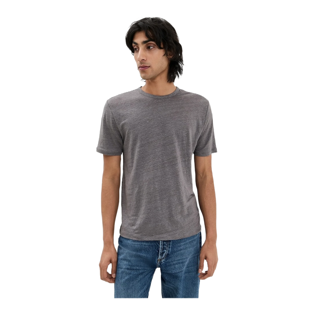 Linen Crew Neck T-Shirt