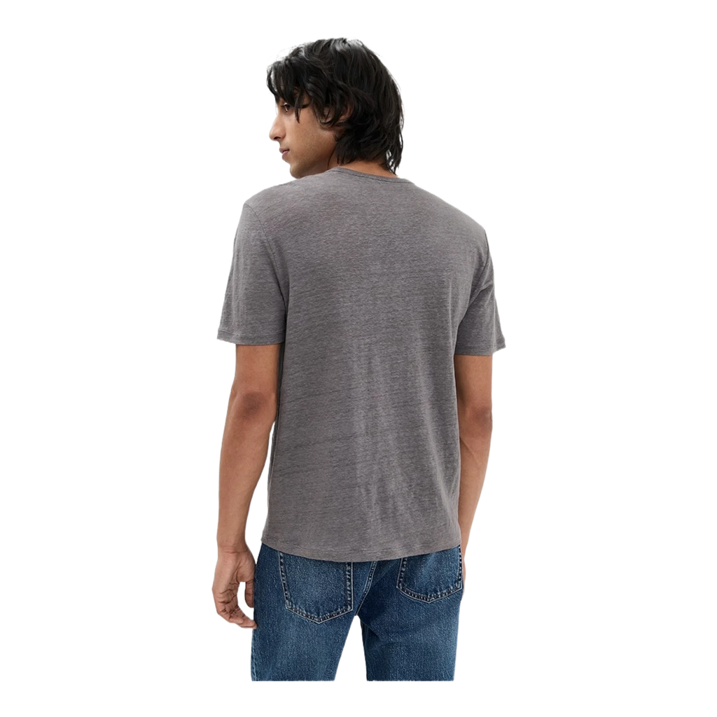 Linen Crew Neck T-Shirt