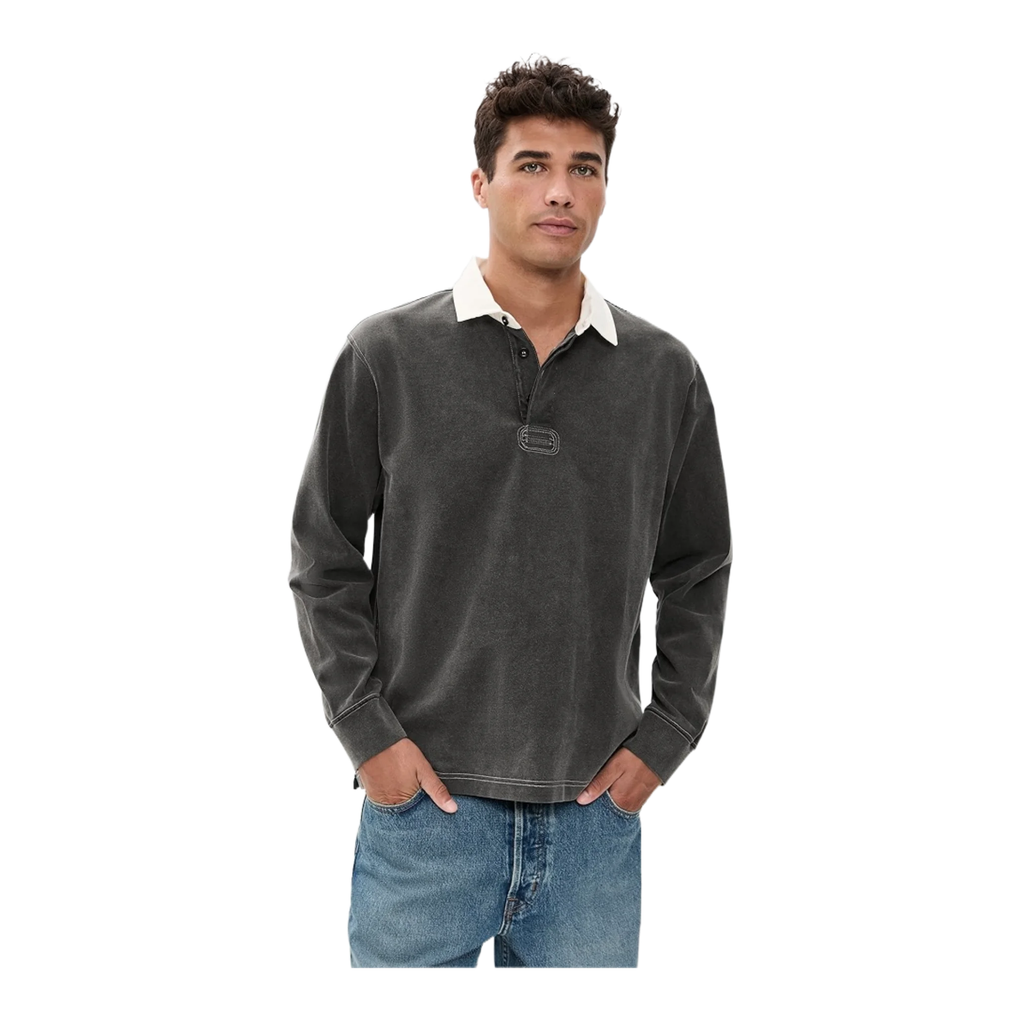 Rugby Cotton-Jersey Polo Shirt