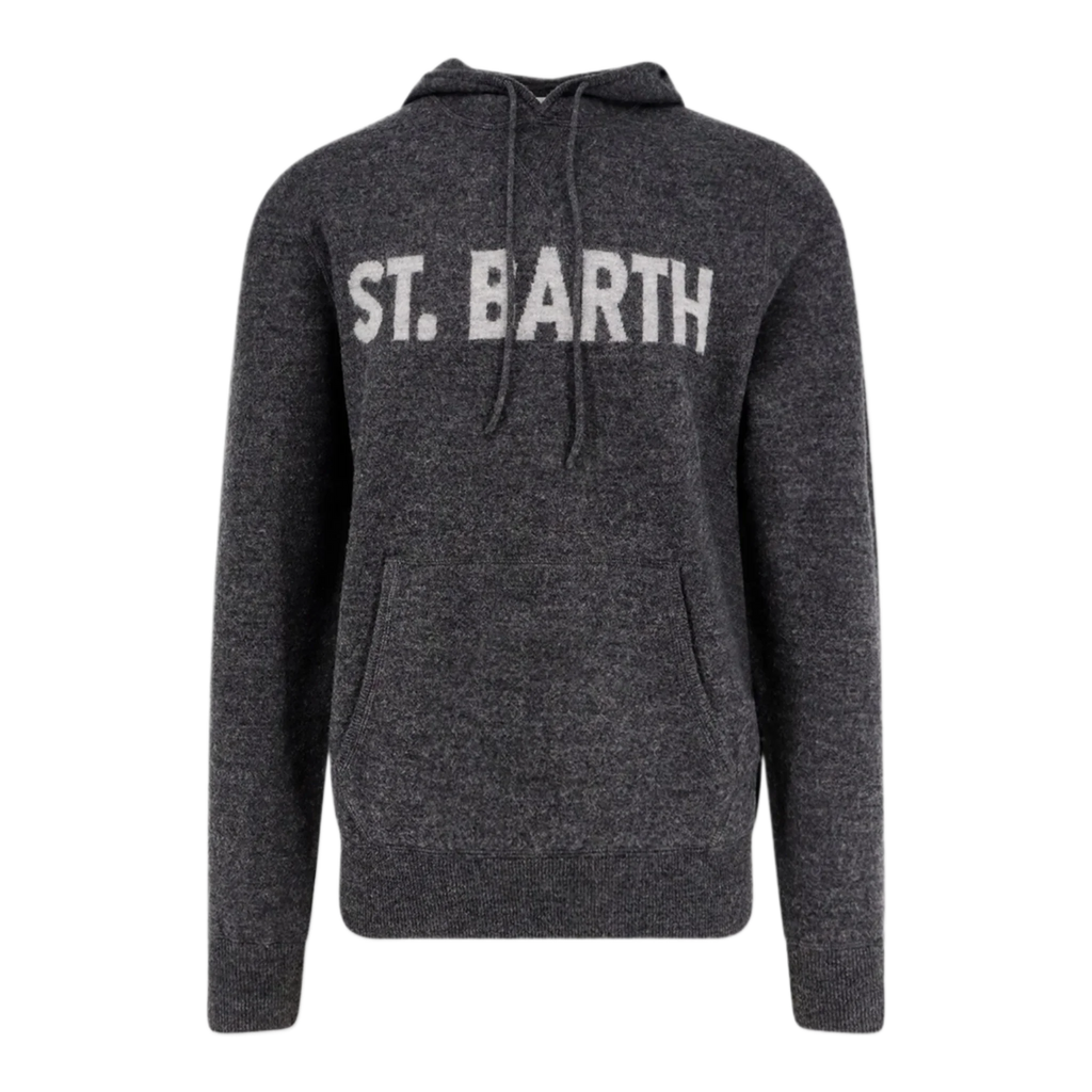 Jack wool sweatshirt with front logo inlay