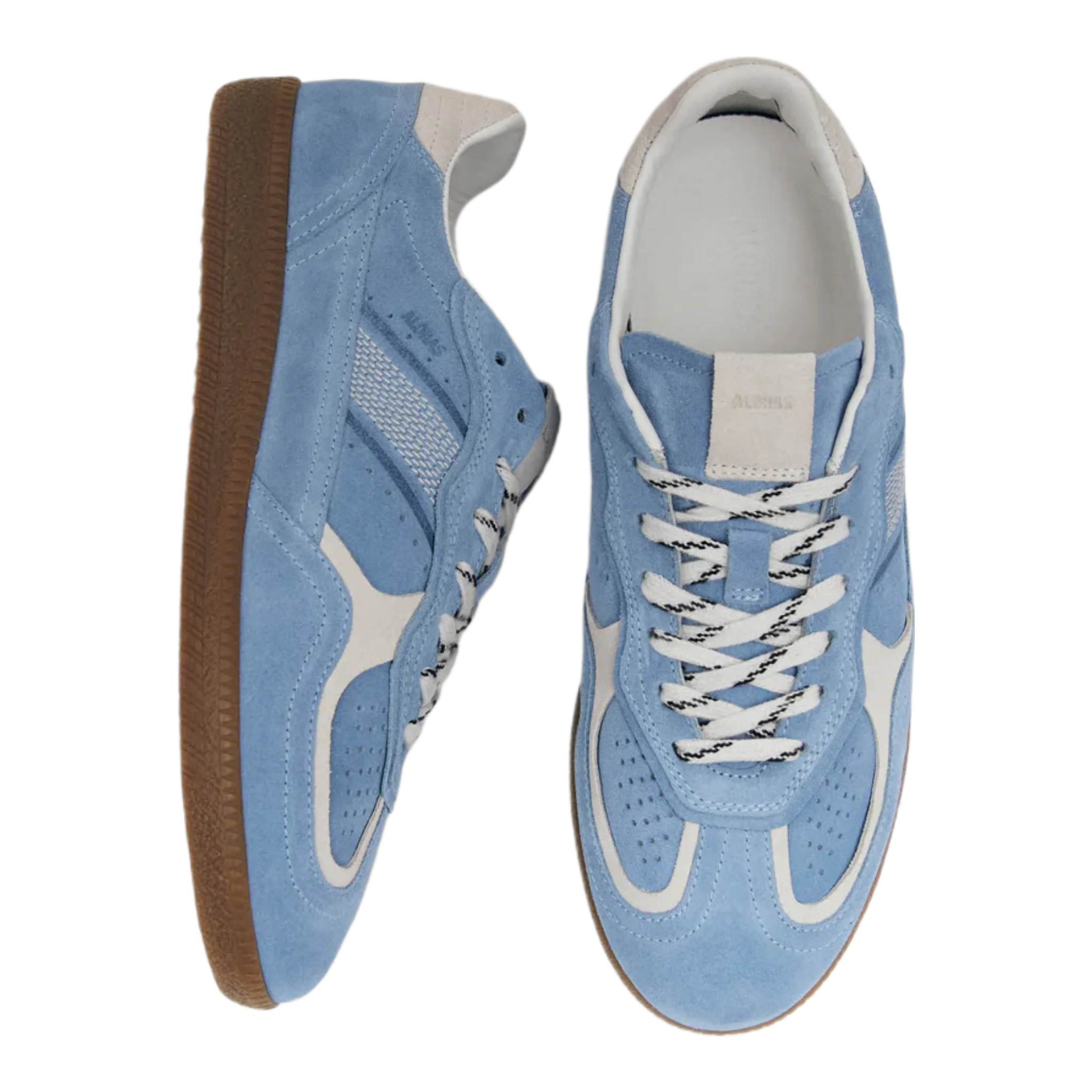 Tb.490 Rife Cornflower Blue Cream Leather Sneakers