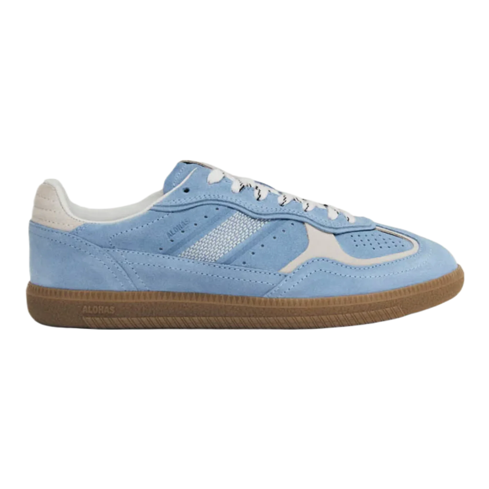 Tb.490 Rife Cornflower Blue Cream Leather Sneakers