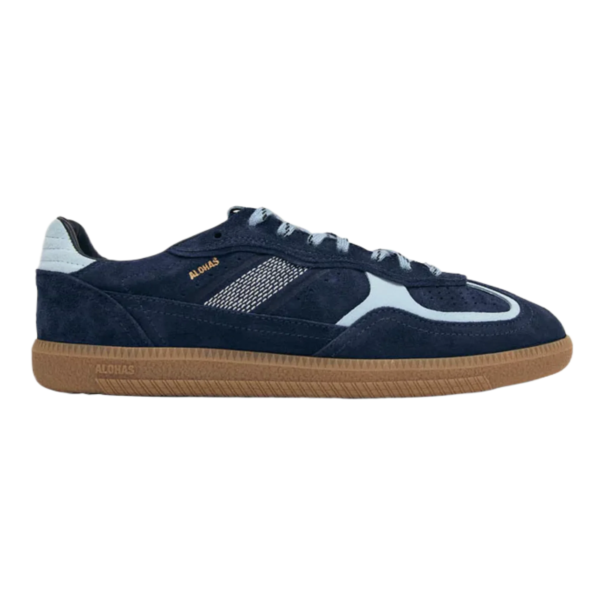 Tb.490 Rife Blue Tones Leather Sneakers