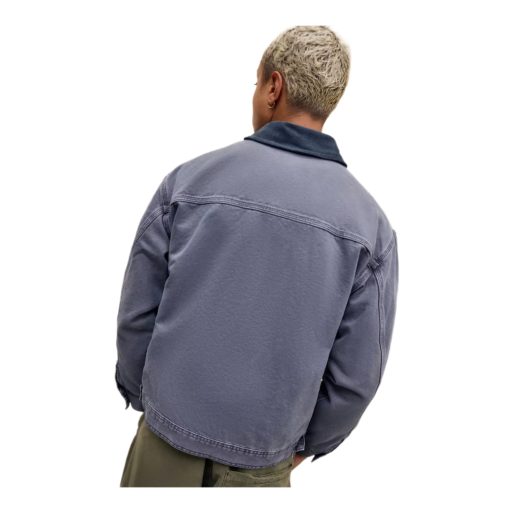 Washed Black Alba Worker Jacket
