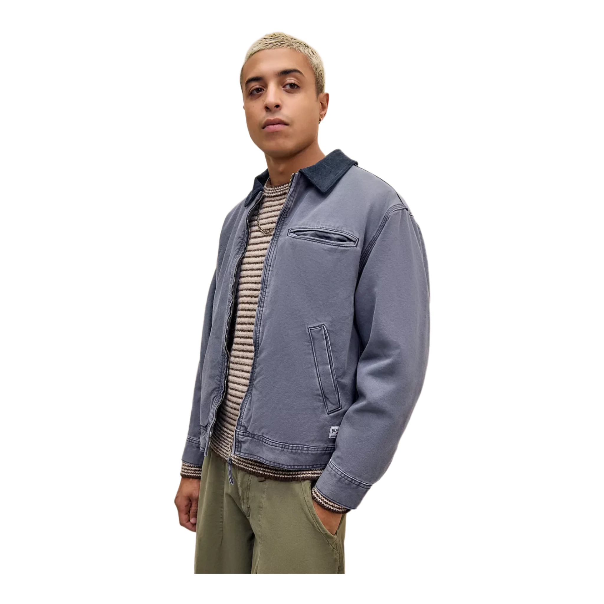 Washed Black Alba Worker Jacket