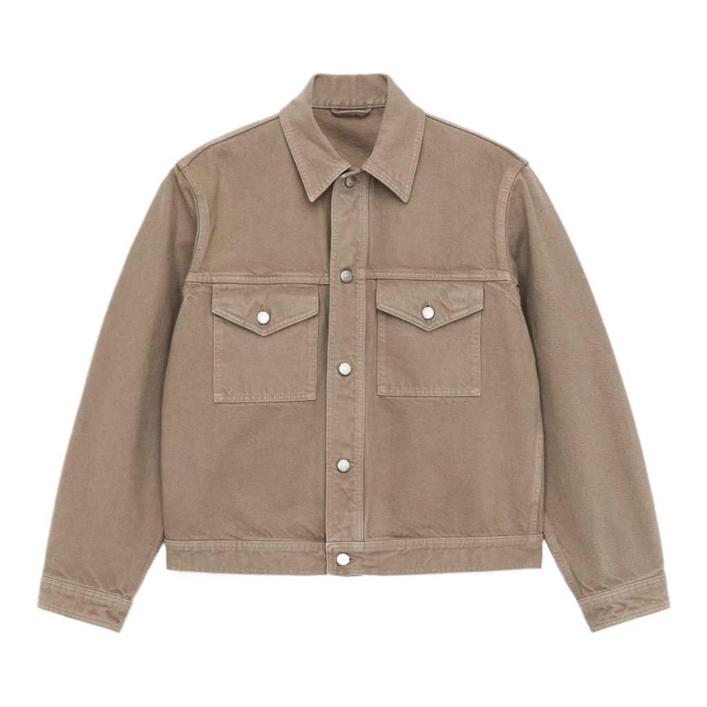 Garment-Dyed Denim Jacket