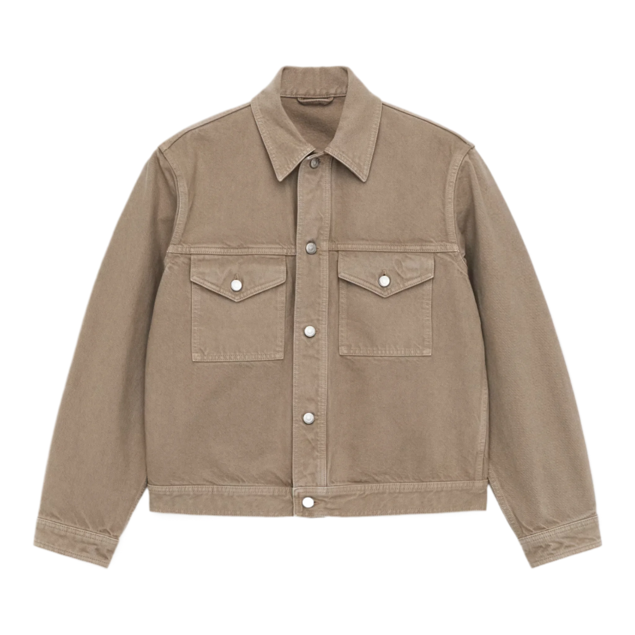 Garment-Dyed Denim Jacket