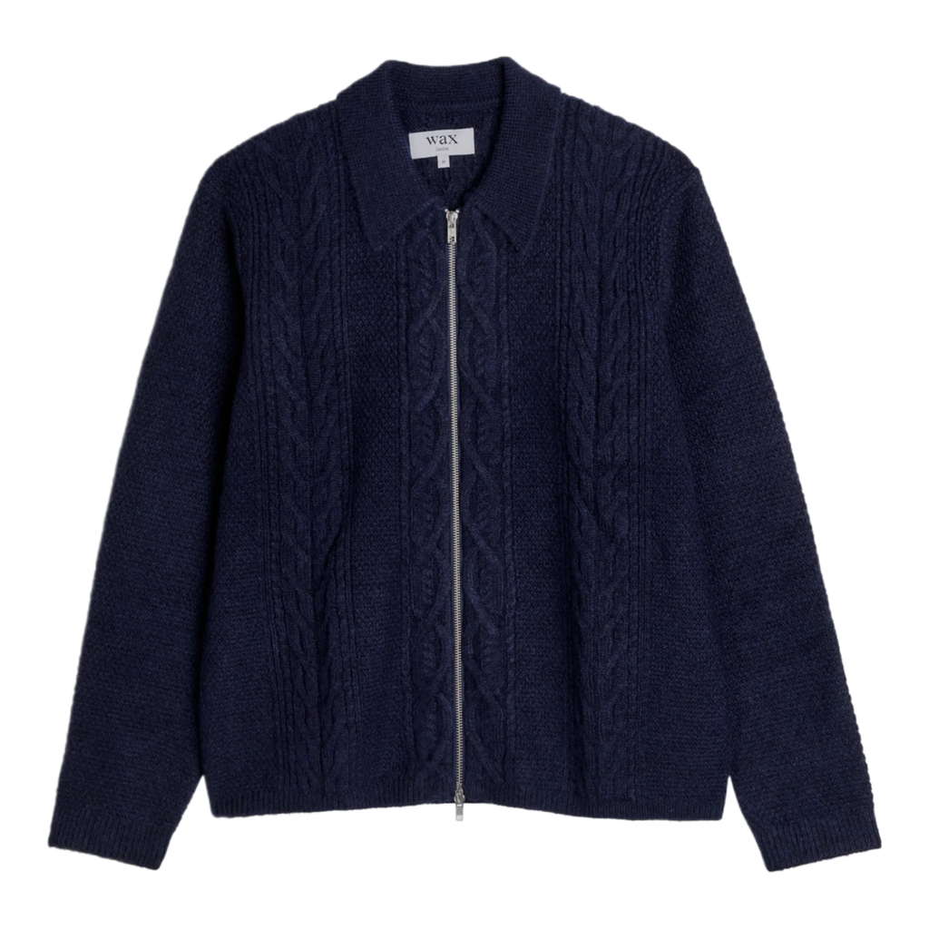 Friar cable-knit jacket
