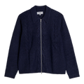 Friar cable-knit jacket