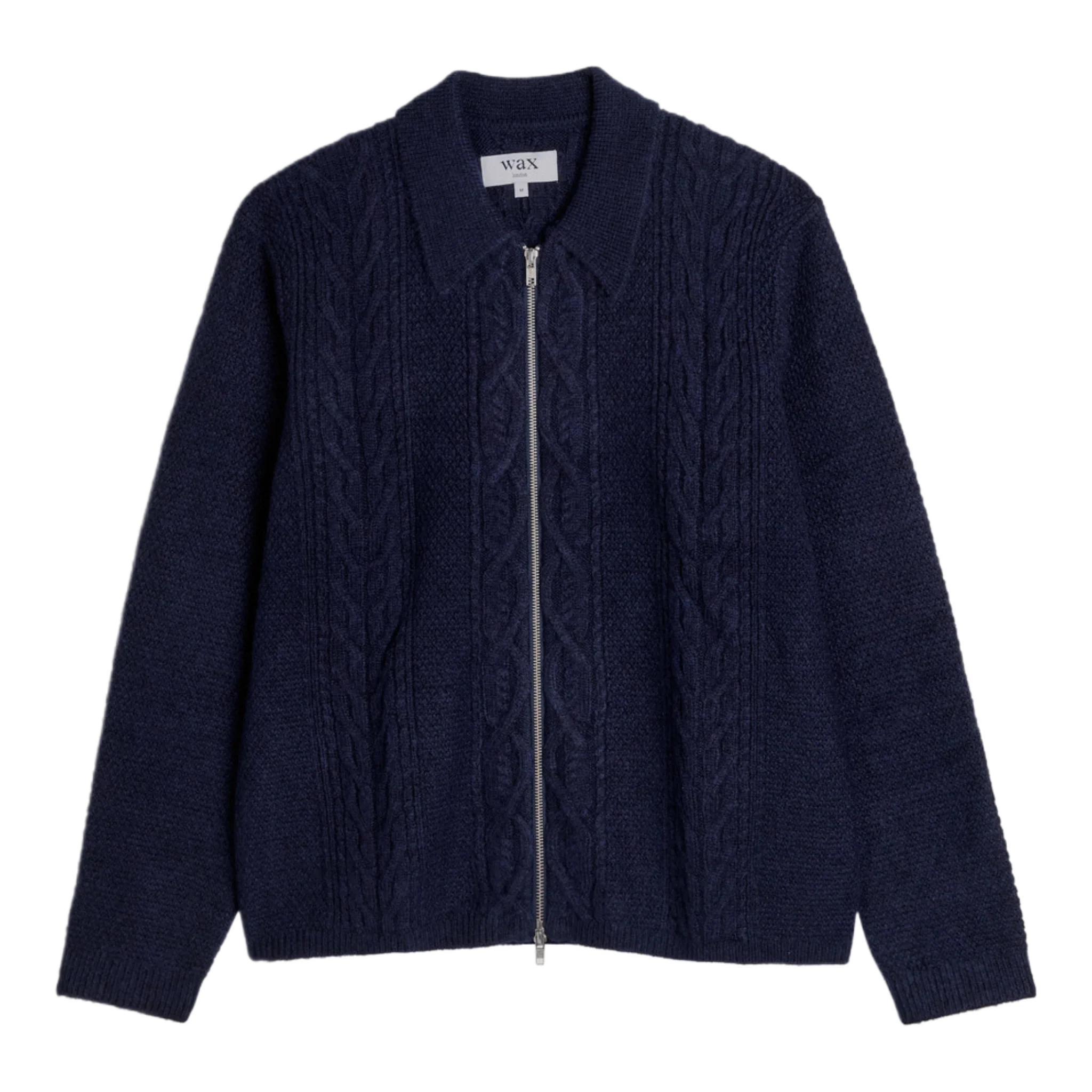 Friar cable-knit jacket