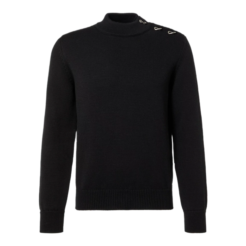 Wool sweater Black