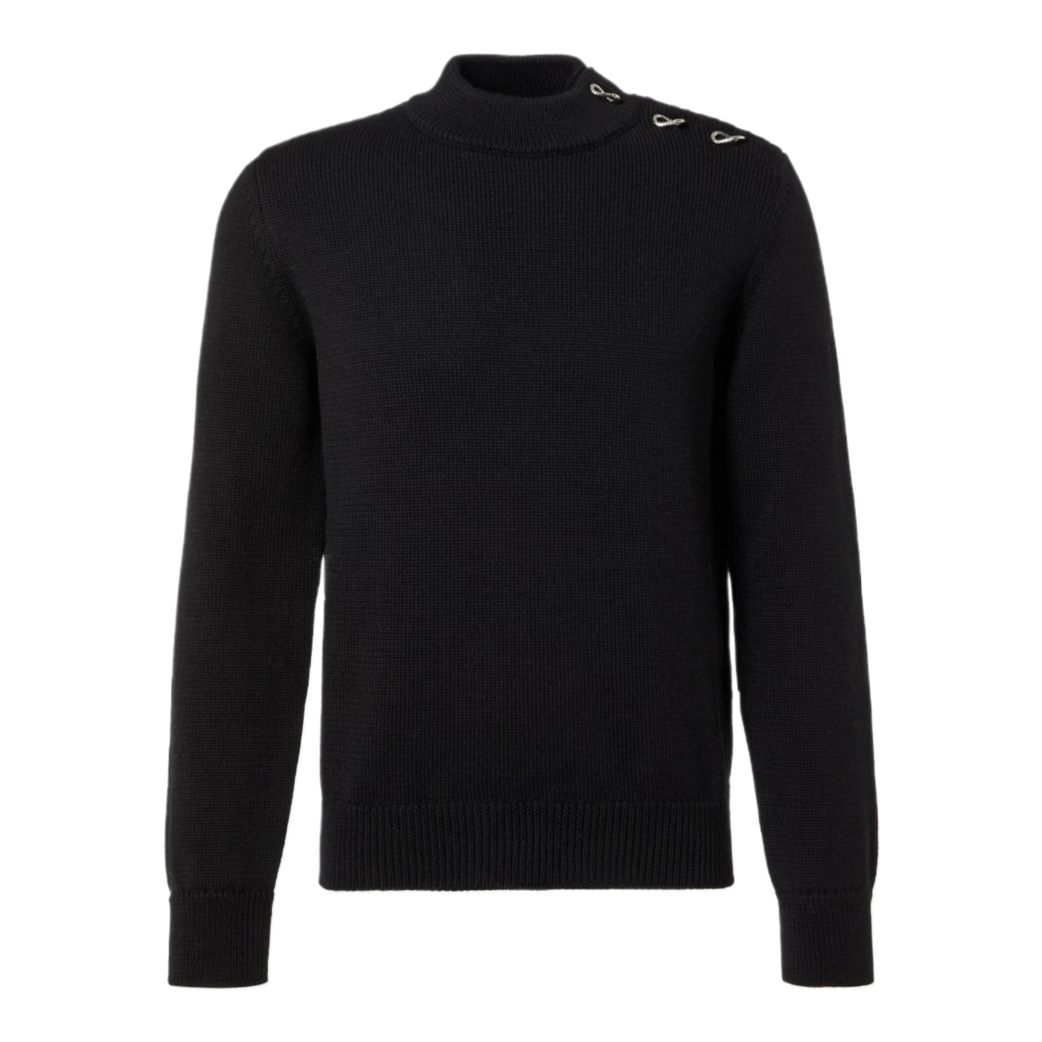 Wool sweater Black