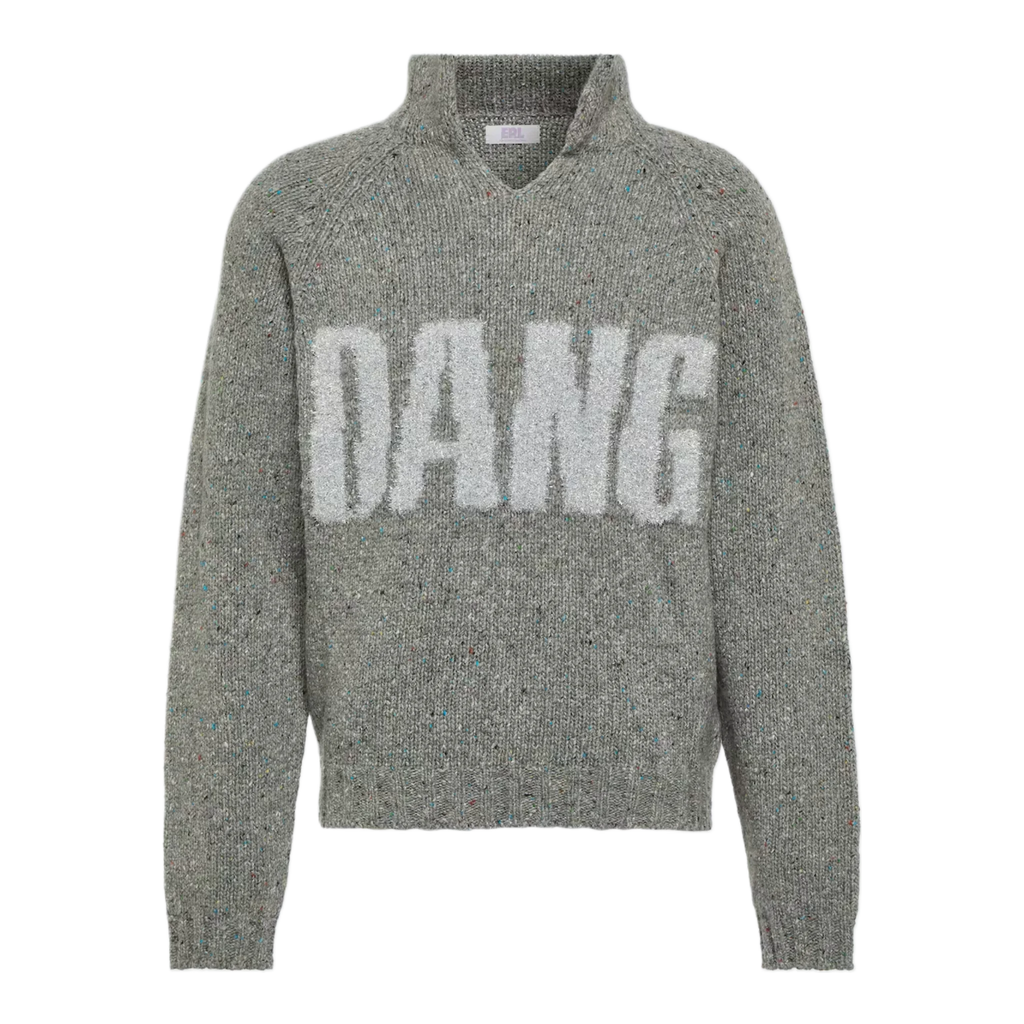 Intarsia wool-blend sweater