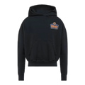 Black Backprint Hoodie
