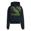 Printed Hoodie Navy