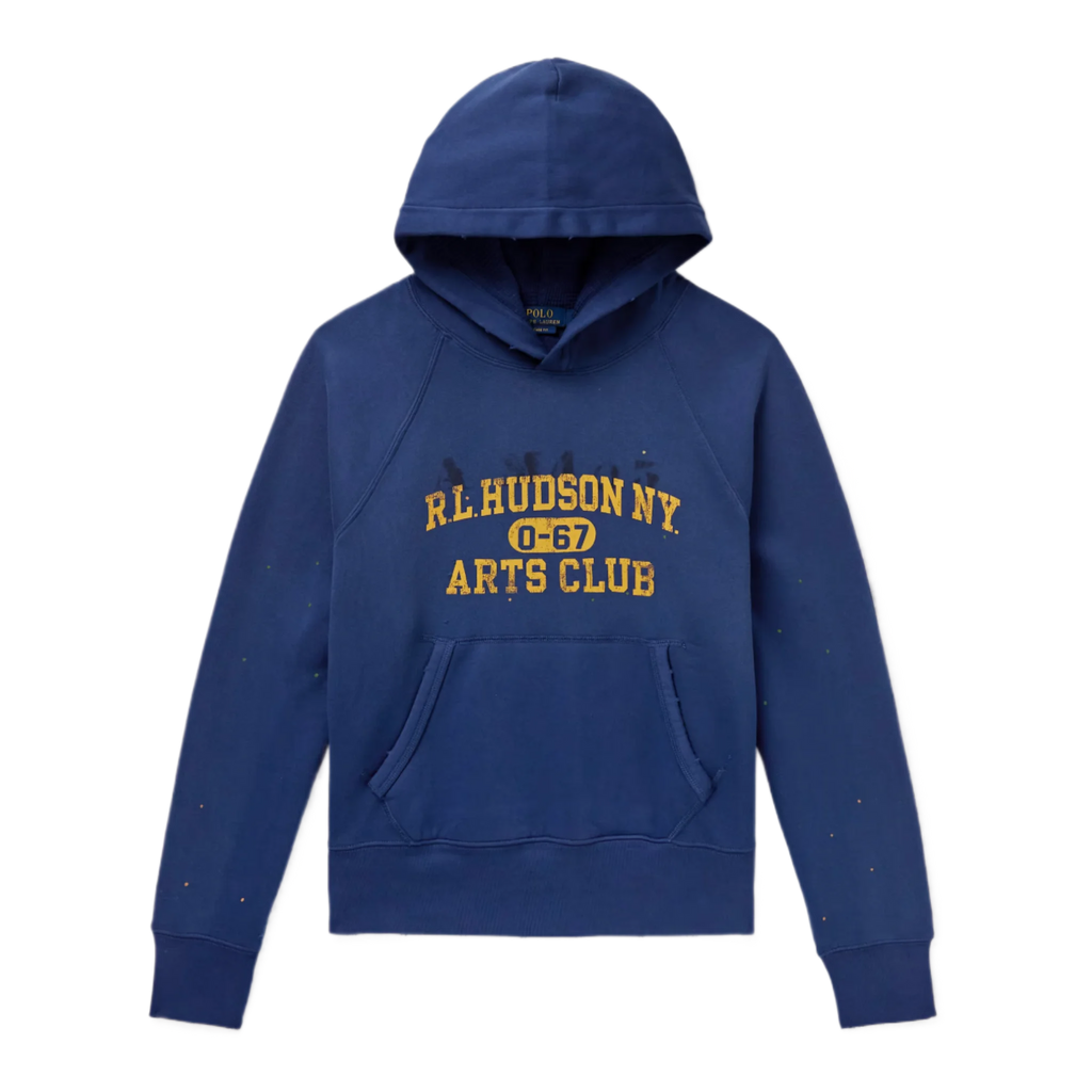 Printed Cotton-Blend Jersey Hoodie