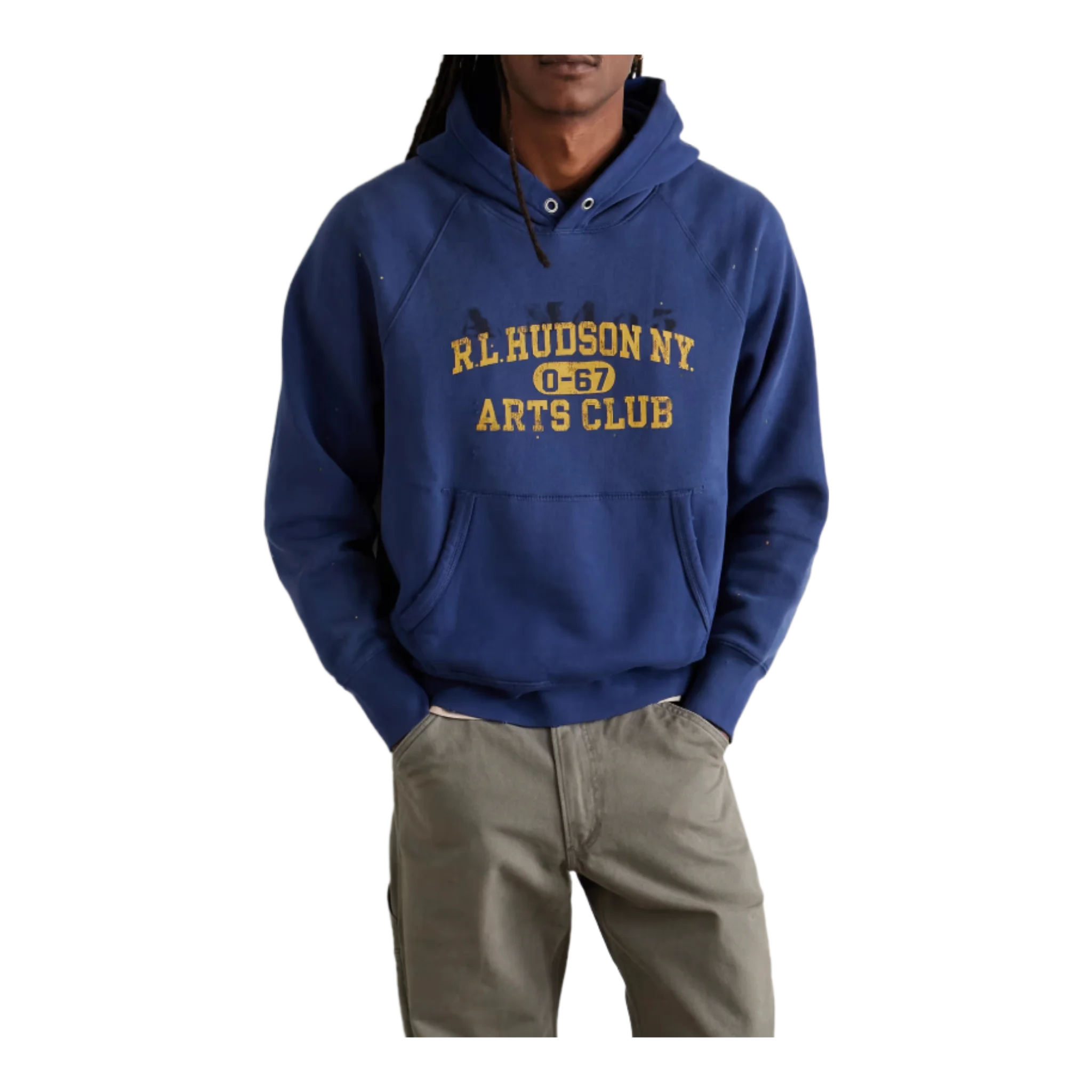 Printed Cotton-Blend Jersey Hoodie