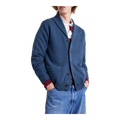 Shawl-Collar Wool and Cashmere-Blend Cardigan