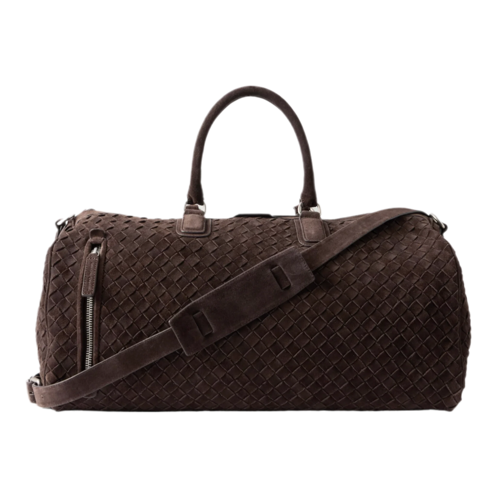 Woven Suede Holdall