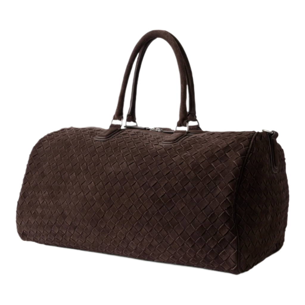 Woven Suede Holdall