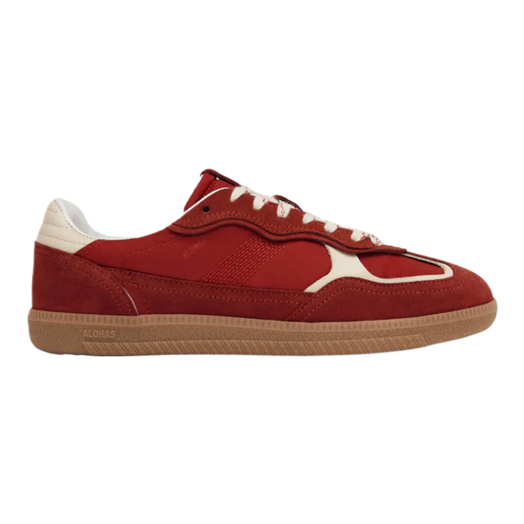 Tb.490 Rife Sheen Red Leather Sneakers