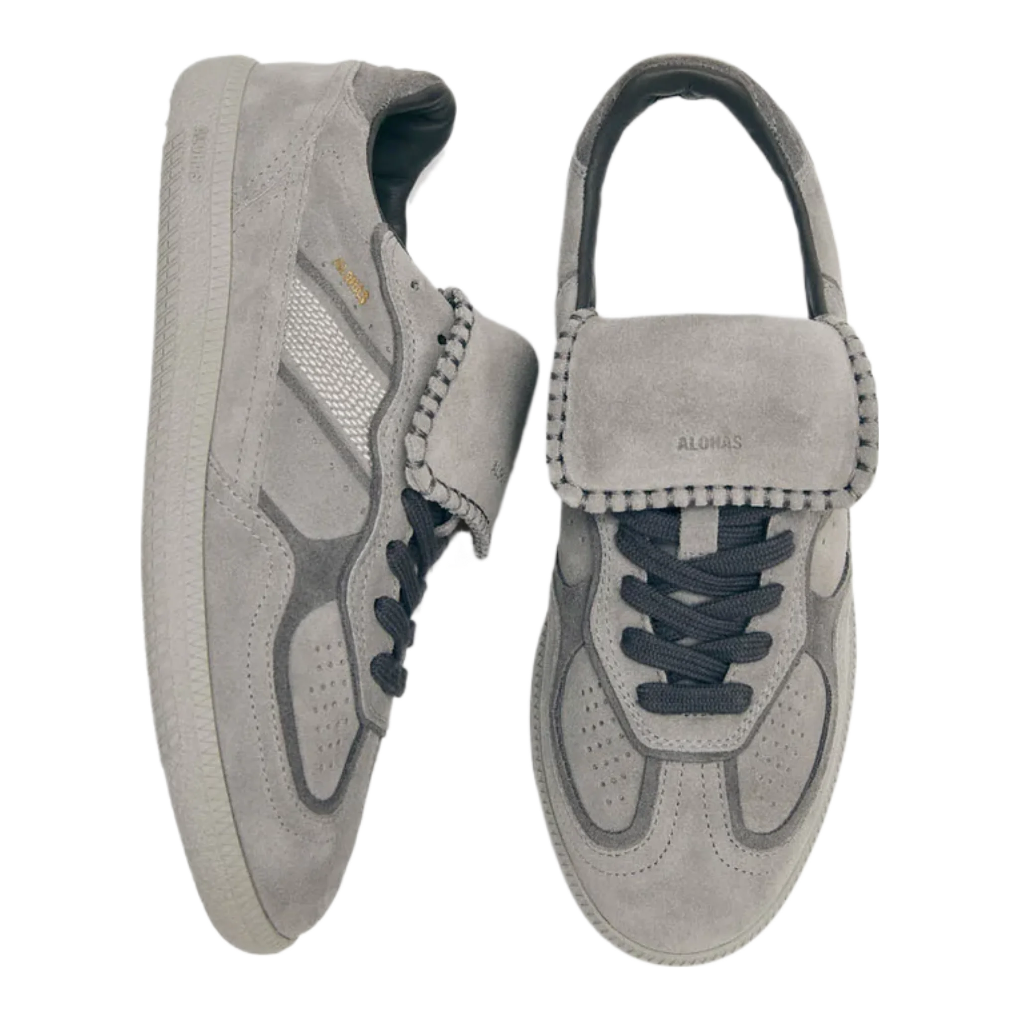 Tb.490 Club Suede Pale Grey Leather Sneakers