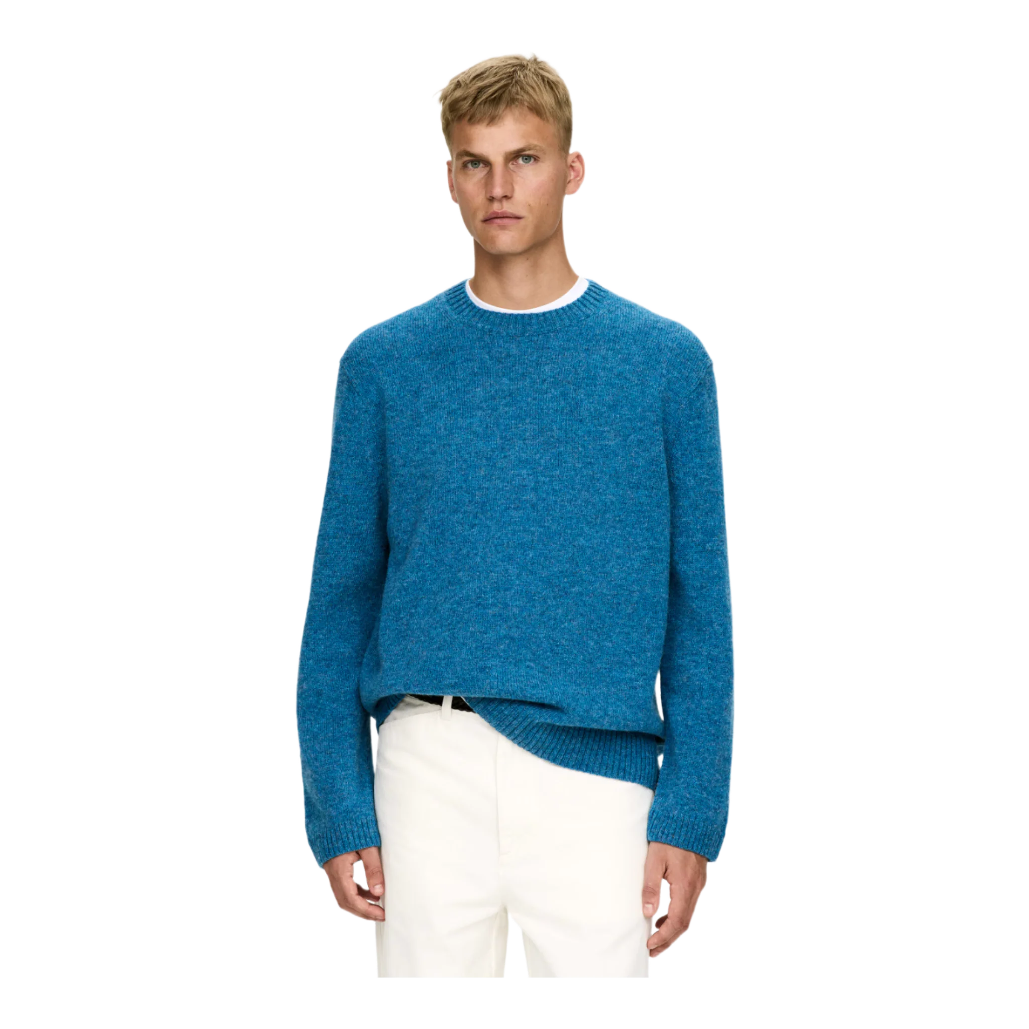 Crew-Neck Wool Jumper