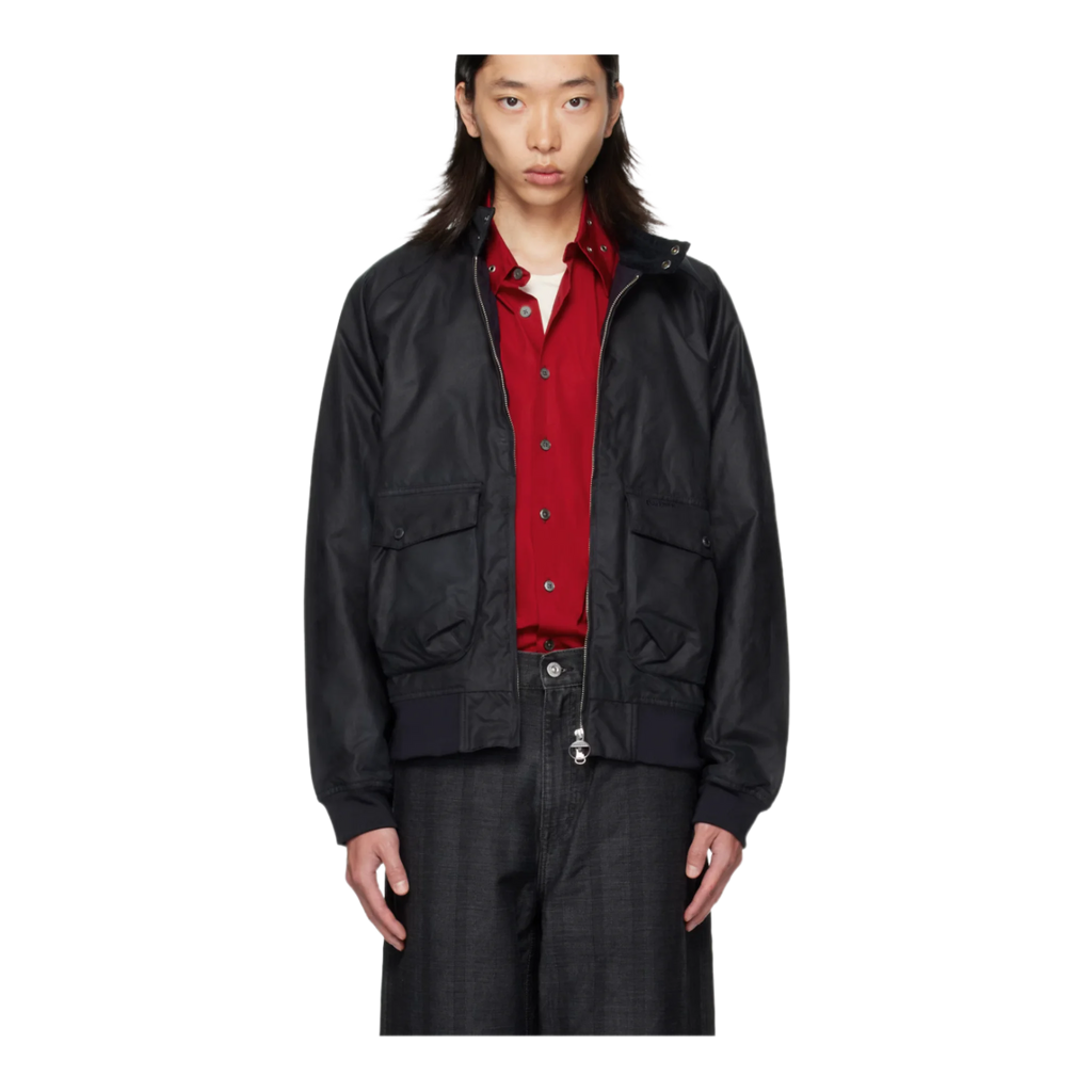 Navy Modern Royston Waxed Jacket