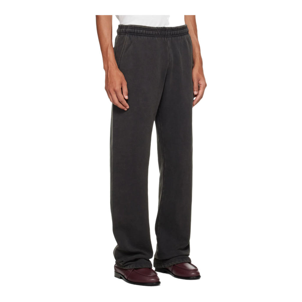 Black Straight Leg Sweatpants