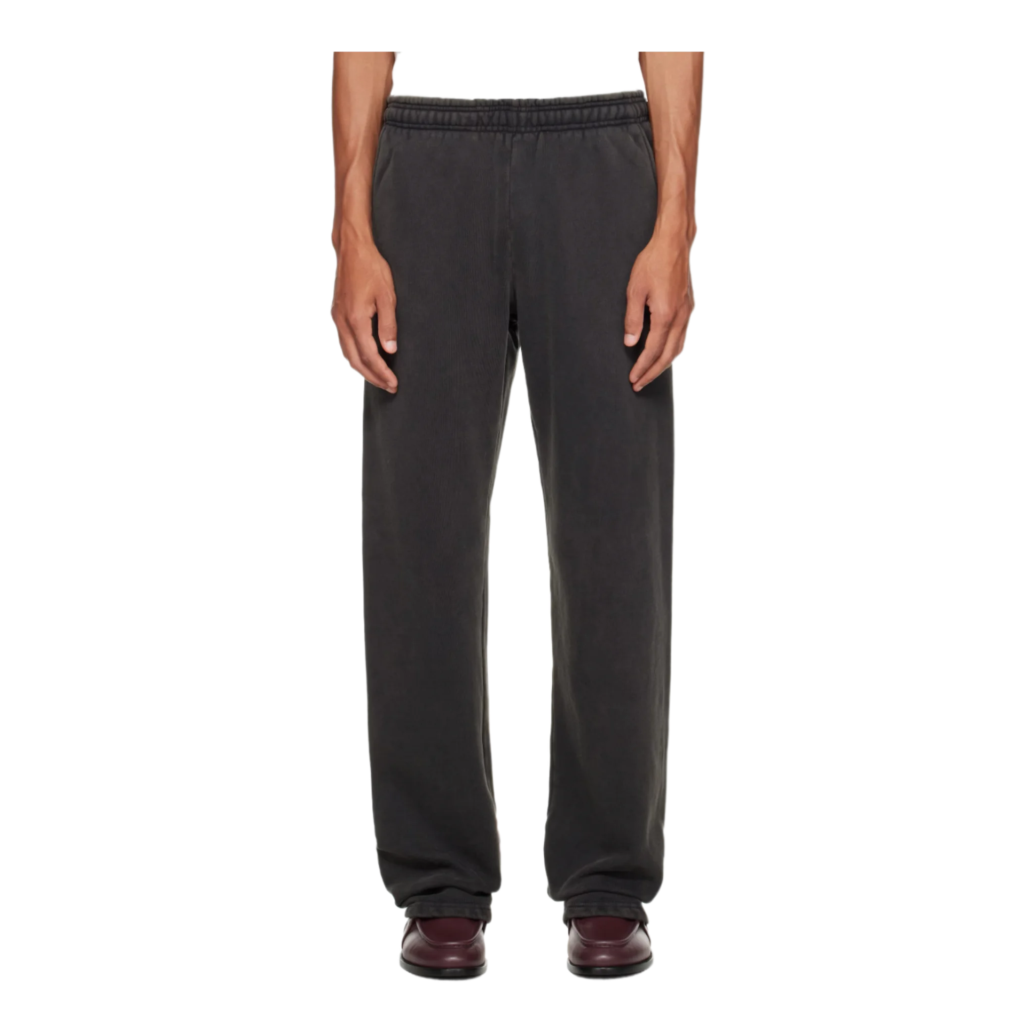 Black Straight Leg Sweatpants