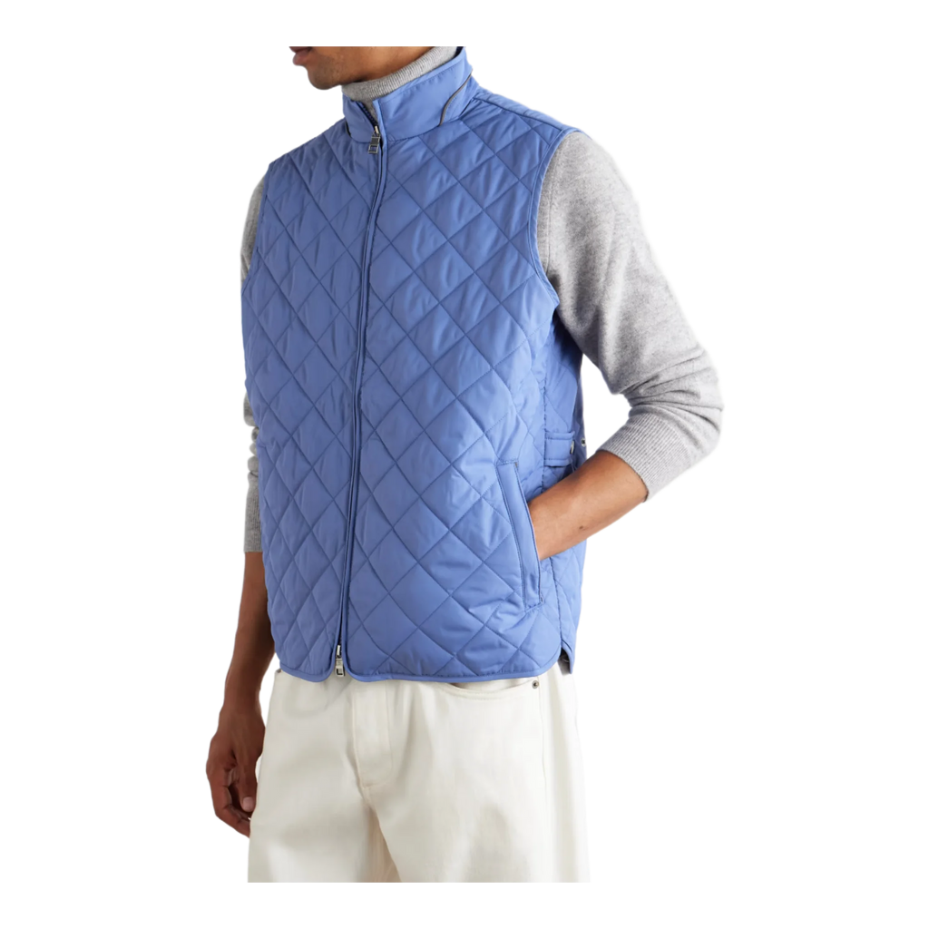 Essex Quilted Padded Recycled-Shell Gilet