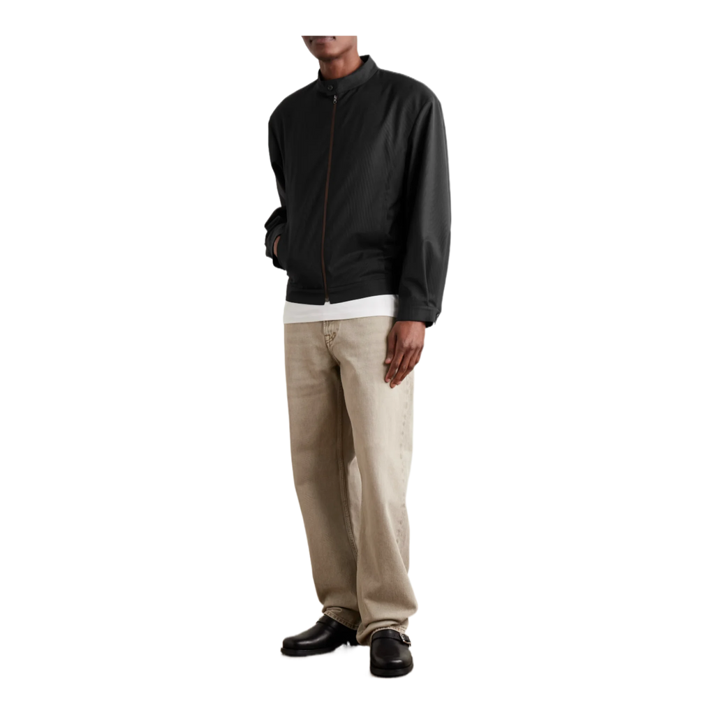 Striped Wool-Blend Jacket