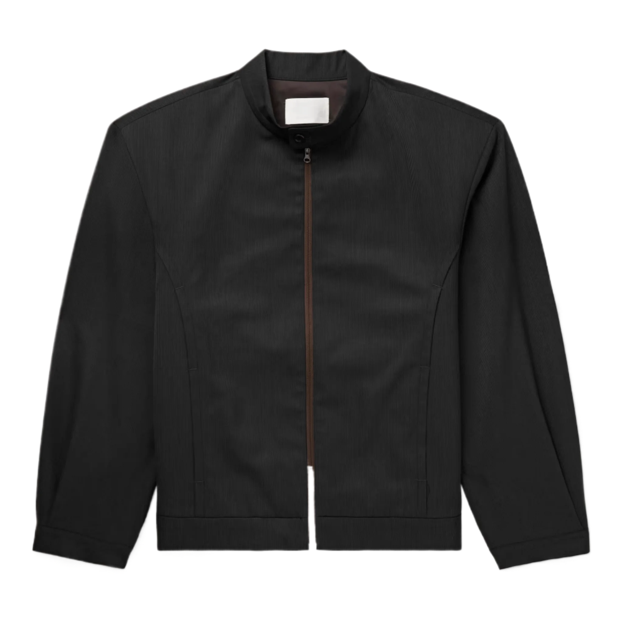Striped Wool-Blend Jacket